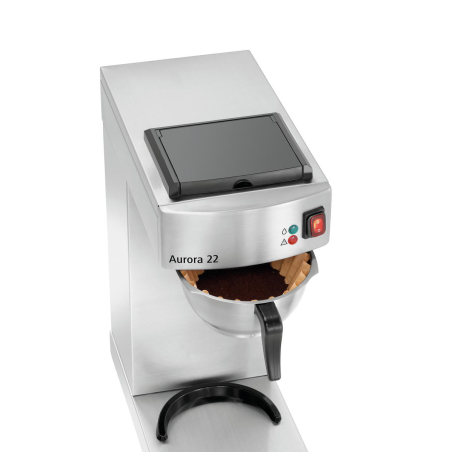 BARTSCHER 190187 Aurora 22 Kaffeemaschine Silber/Schwarz