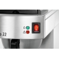 BARTSCHER 190187 Aurora 22 Kaffeemaschine Silber/Schwarz