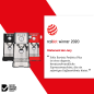 SOLIS OF SWITZERLAND Barista Perfetta Plus 1170 Espressomaschine | Siebträgermaschine | Milchaufschäumer Rot