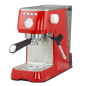SOLIS OF SWITZERLAND Barista Perfetta Plus 1170 Espressomaschine | Siebträgermaschine | Milchaufschäumer Rot