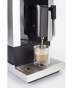 CASO Café Crema One - Design Kaffeevollautomat Schwarz, Silber