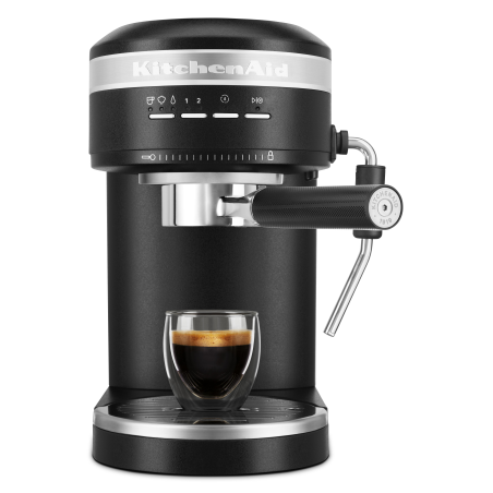KITCHENAID 5KES6503EBK ARTISAN Espressomaschine Gusseisen Schwarz