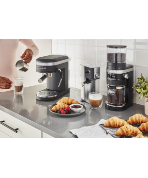 KITCHENAID 5KES6503EBK ARTISAN Espressomaschine Gusseisen Schwarz