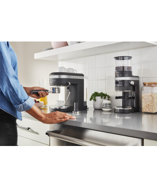 KITCHENAID 5KES6503EBK ARTISAN Espressomaschine Gusseisen Schwarz