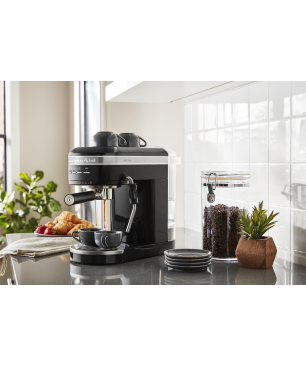 KITCHENAID 5KES6503EBK ARTISAN Espressomaschine Gusseisen Schwarz