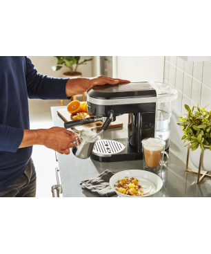 KITCHENAID 5KES6503EBK ARTISAN Espressomaschine Gusseisen Schwarz
