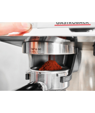 GASTROBACK 42616 Design Espresso Barista Pro Espressomaschine Edelstahl/Schwarz