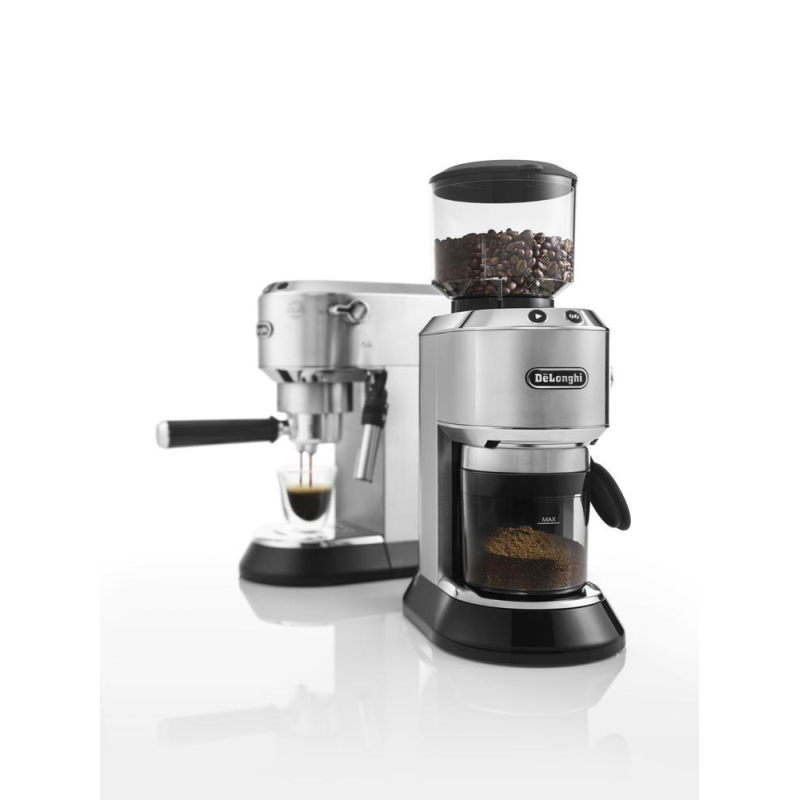DELONGHI Dedica Style ECKG 6821.M Barista Bundle Espressomaschine Silber