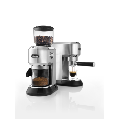 DELONGHI Dedica Style ECKG 6821.M Barista Bundle Espressomaschine Silber