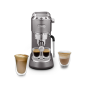 DELONGHI Dedica Arte EC885.GY Espressomaschine Grau metallic