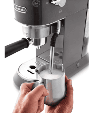 DELONGHI Dedica Arte EC885.GY Espressomaschine Grau metallic