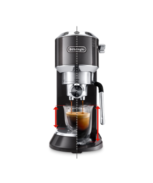 DELONGHI Dedica Arte EC885.GY Espressomaschine Grau metallic