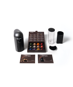 KRUPS XN 900 T NESPRESSO VERTUO PLUS TITAN Kapselmaschine Titanium