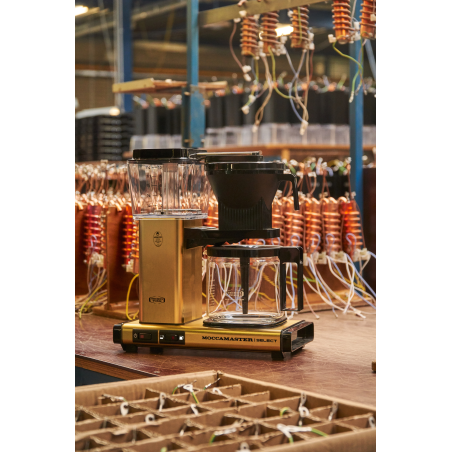 MOCCAMASTER KBG Select Filterkaffeemaschine Brushed Brass