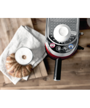 GASTROBACK 42719 Design Espresso Piccolo Espressomaschine Rot/Edelstahl