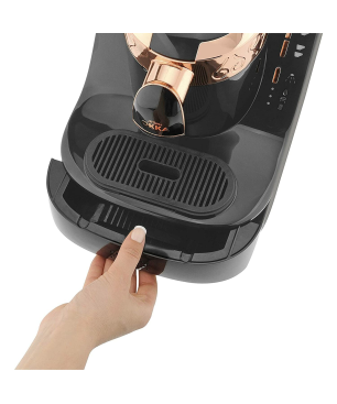 ARZUM 710W Kaffeekanne Kaffeemaschine Schwarz-Chrom
