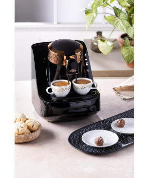 ARZUM 710W Kaffeekanne Kaffeemaschine Schwarz-Chrom