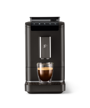 TCHIBO Esperto2 Caffè 2.0 für Caffè Crema und Espresso Kaffeevollautomat Dark Chrome