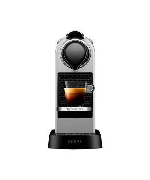 KRUPS XN761B Nespresso New CitiZ & Milk Kapselmaschine Silber/Schwarz