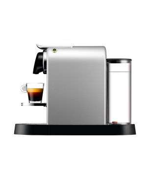 KRUPS XN761B Nespresso New CitiZ & Milk Kapselmaschine Silber/Schwarz