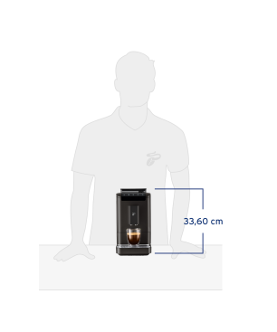 TCHIBO Esperto2 Caffè 2.0 für Caffè Crema und Espresso Kaffeevollautomat Dark Copper
