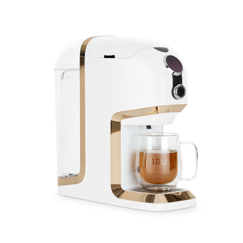 BRU Maker One Weiß/Gold Teekochautomat (2000 Watt, )
