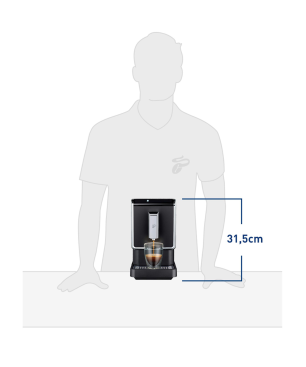 TCHIBO 636173 Esperto Pro Kaffeevollautomat Anthrazit