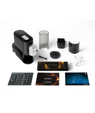 KRUPS XN8908 Nespresso Atelier Kapselmaschine Schwarz/Silber