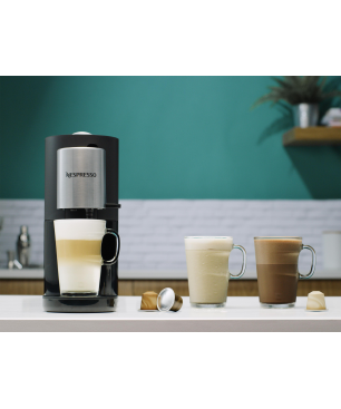 KRUPS XN8908 Nespresso Atelier Kapselmaschine Schwarz/Silber