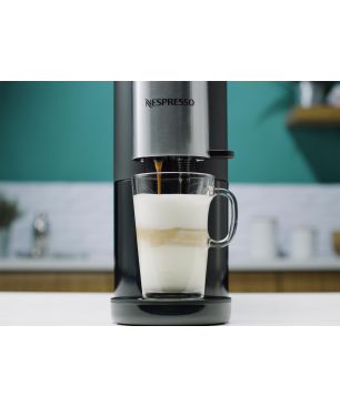 KRUPS XN8908 Nespresso Atelier Kapselmaschine Schwarz/Silber