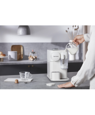 DELONGHI Lattissima One EN510.W Nespresso Kapselmaschine Weiß