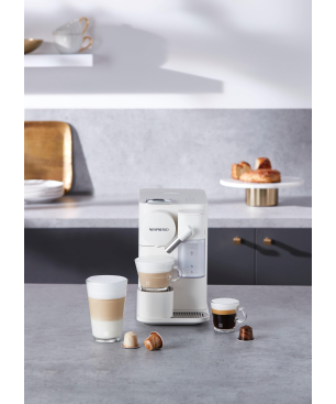 DELONGHI Lattissima One EN510.W Nespresso Kapselmaschine Weiß