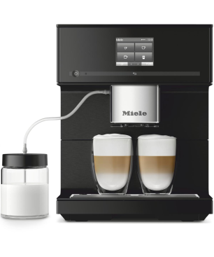 MIELE CM 7750 Kaffeevollautomat Obsidianschwarz, Einstellbar