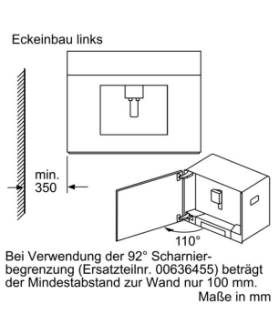 SIEMENS CT636LES6 Einbaukaffeevollautomat (385 mm)