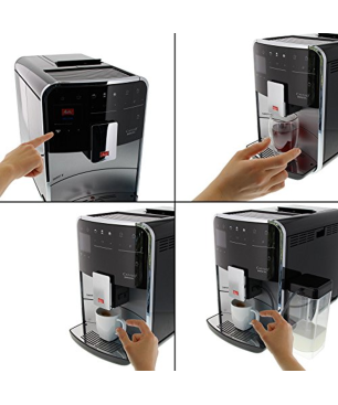 MELITTA F83/0-101 Kaffeevollautomat Silber