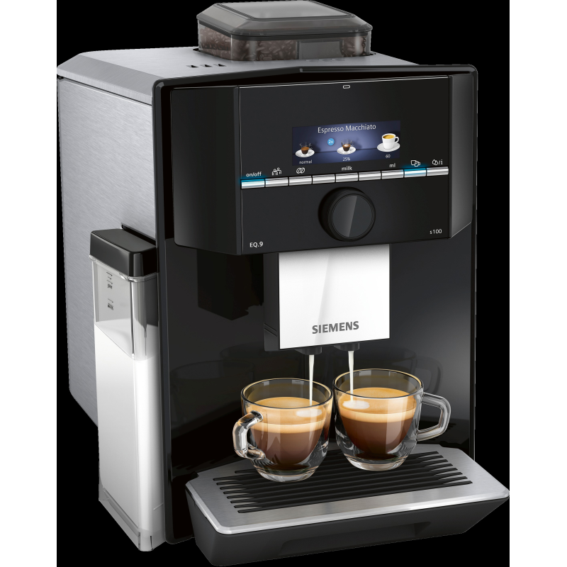 SIEMENS TI921509DE EQ.9 s100 Kaffeevollautomat Schwarz/Edelstahl
