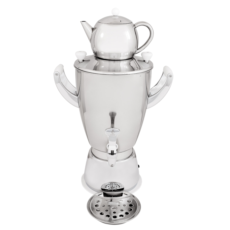 SAWOA SAMORAI I Samowar, Teeautomat, Teemaschine (1800 Watt, ), Silber