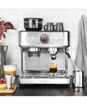 GASTROBACK 42626 Design Espresso Advanced Duo Espressomaschine Silber