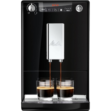 MELITTA Solo E950-201 Schwarz Kaffeevollautomat Schwarz