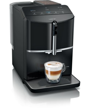 SIEMENS TF301E19 EQ300 Kaffeevollautomat Klavierlack schwarz/Schwarz