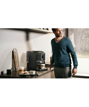 SIEMENS TF301E19 EQ300 Kaffeevollautomat Klavierlack schwarz/Schwarz