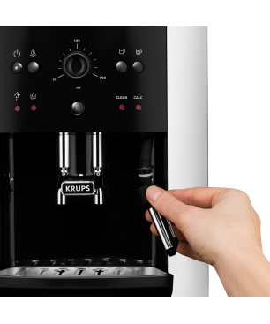 KRUPS EA8118 Arabica Quattro Force Kaffeevollautomat Schwarz/Silber