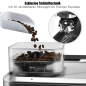 COSTWAY Siebträgermaschine Espressomaschine silber