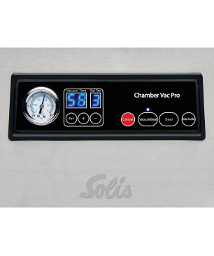 SOLIS OF SWITZERLAND Chamber Vac Pro 5702 + 2 Folienrollen (20 x 600 cm) Vakuumiergerät Grau