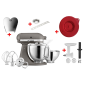 KITCHENAID 5KSM185PSEAC inkl. Edelstahlrührelmenten und 4 Zubehöre Küchenmaschine IMPERIAL GREY (300 Watt) KITCHENAID 5KSM185PSEAC inkl. Edelstahlrührelmenten und 4 Zubehöre Küchenmaschine IMPERIAL GREY (300 Watt)