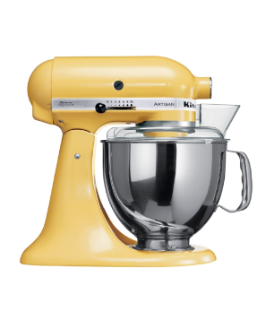KITCHENAID Artisan 4,8 Liter - 5KSM150PSEMY Küchenmaschine Pastellgelb (300 Watt)