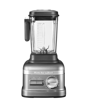 KITCHENAID Artisan Power Plus Blender - 5KSB8270EMS Standmixer Medaillon Silber (1800 Watt, 2.6 Liter)