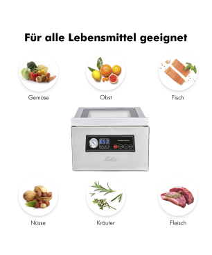 SOLIS OF SWITZERLAND Chamber Vac Pro 5702 Vakuumiergerät Grau