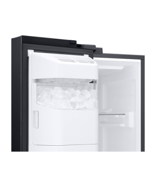 SAMSUNG RS6GA8842B1/EG Side-by-Side (D, 1780 mm hoch, Premium Black Steel/Schwarz)