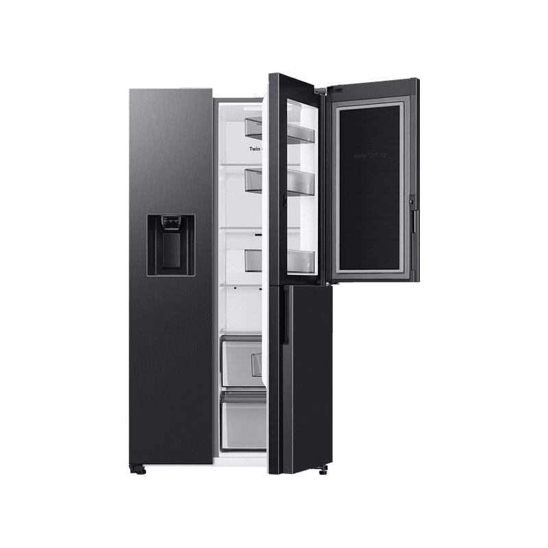 SAMSUNG RH68B8821B1/EG Side-by-Side (E, 1780 mm hoch, Premium Black Steel/Urban Silver) SAMSUNG RH68B8821B1/EG Side-by-Side (E, 1780 mm hoch, Premium Black Steel/Urban Silver)